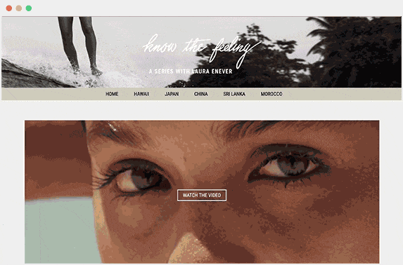 surfing site preview