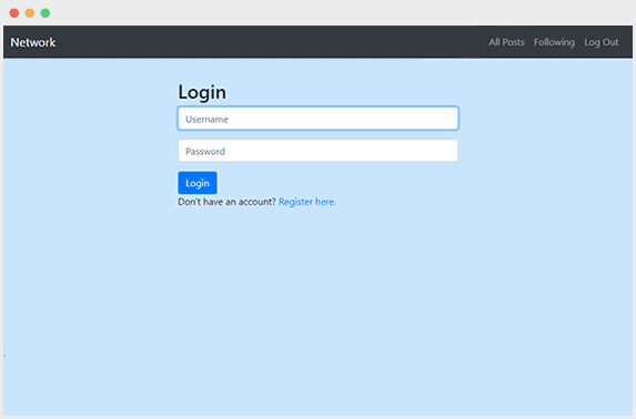 twitter style project preview